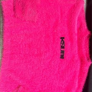 Ksubi Women’s Neon Pink Fuzzy Sweater
